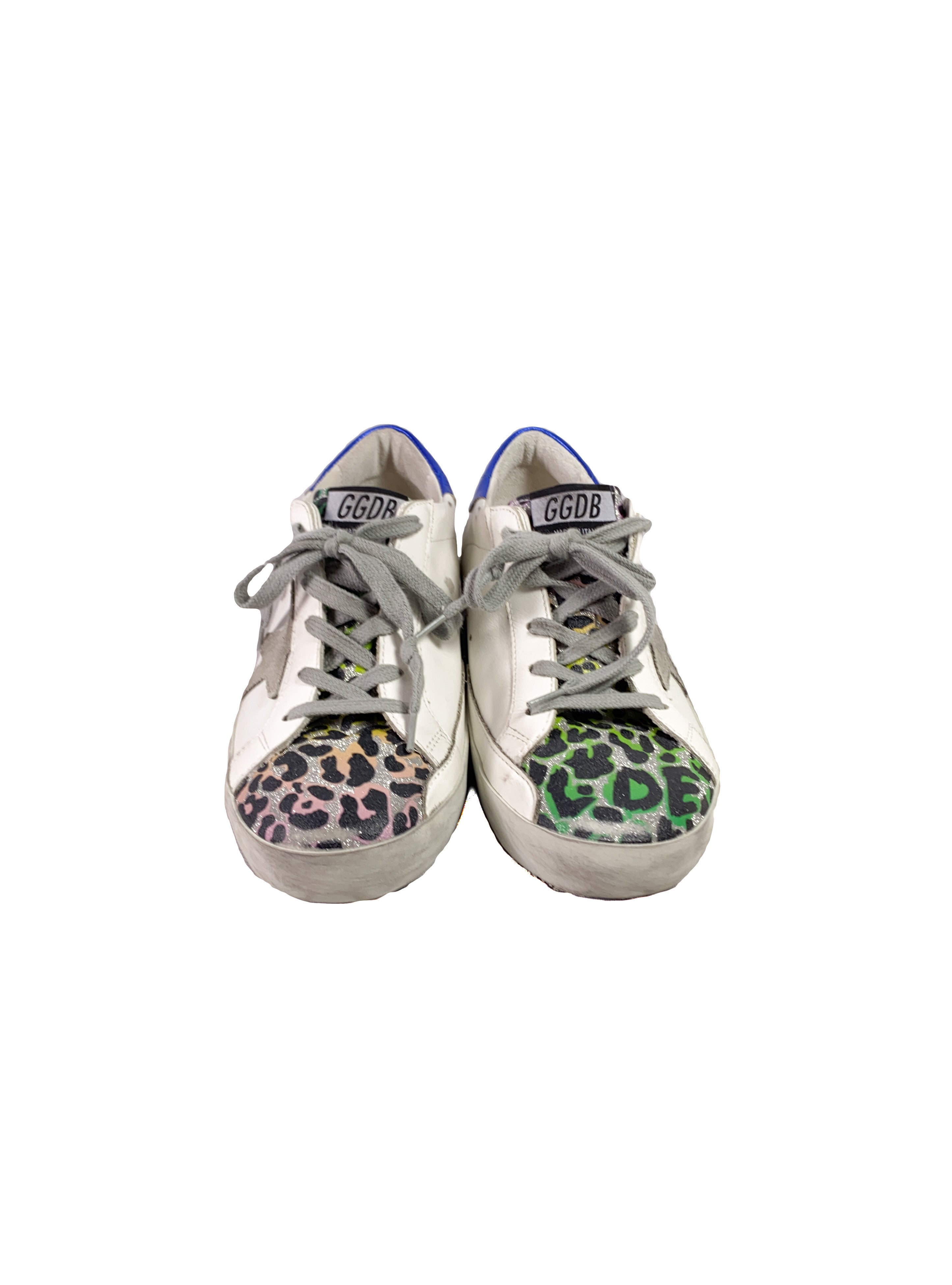 Golden Goose superstar leopard print sneakers size 40 NEW