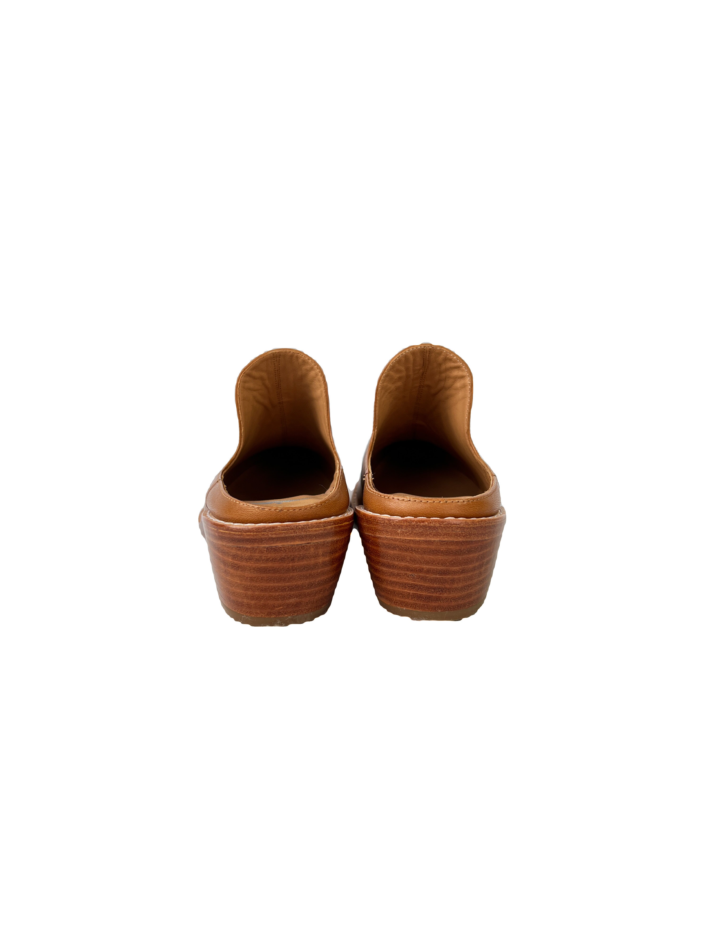 Fortress of Inca Michelle brown mules size 38 NEW