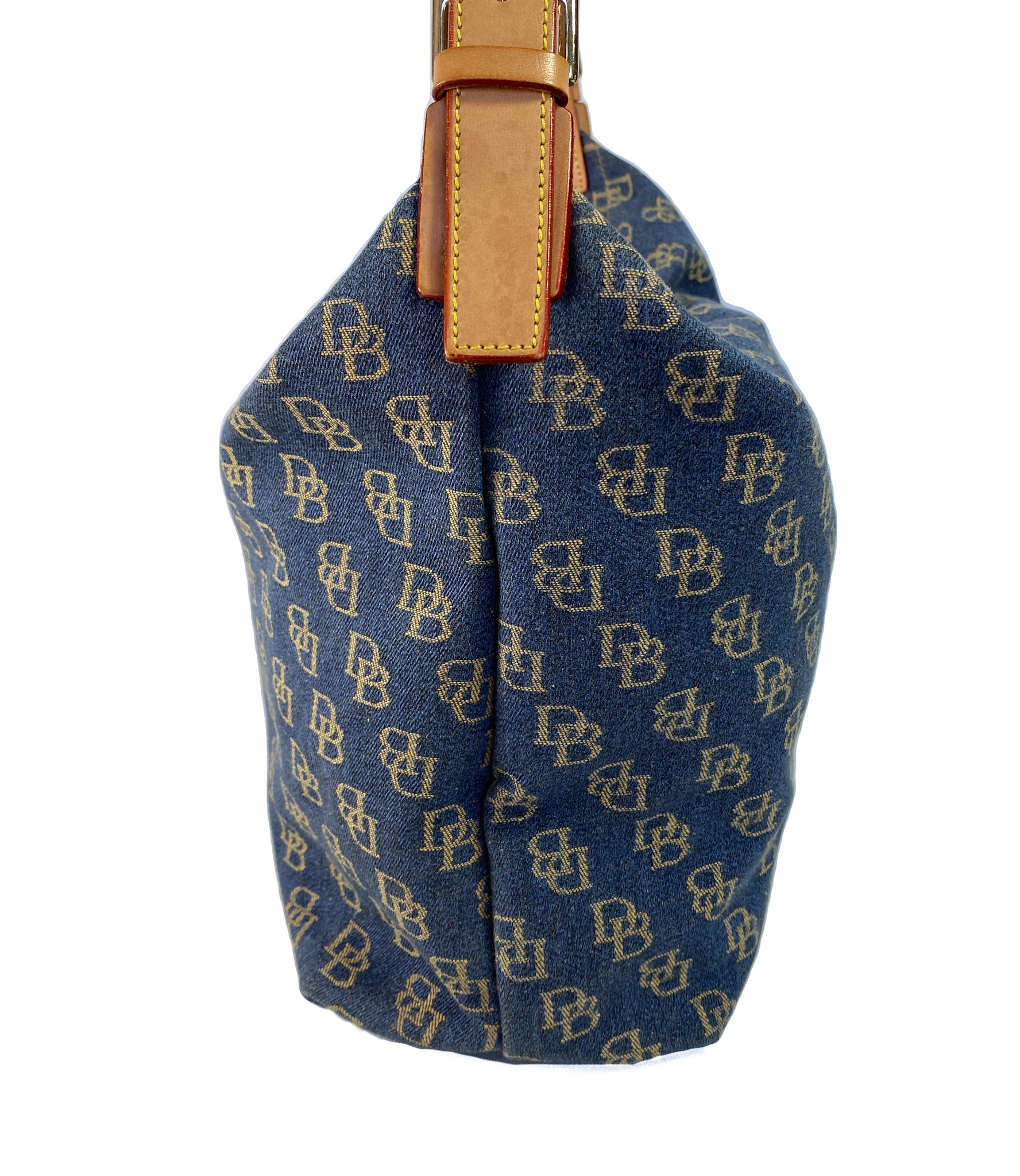 Dooney & Bourke blue denim shoulder bag – My Girlfriend's Wardrobe LLC