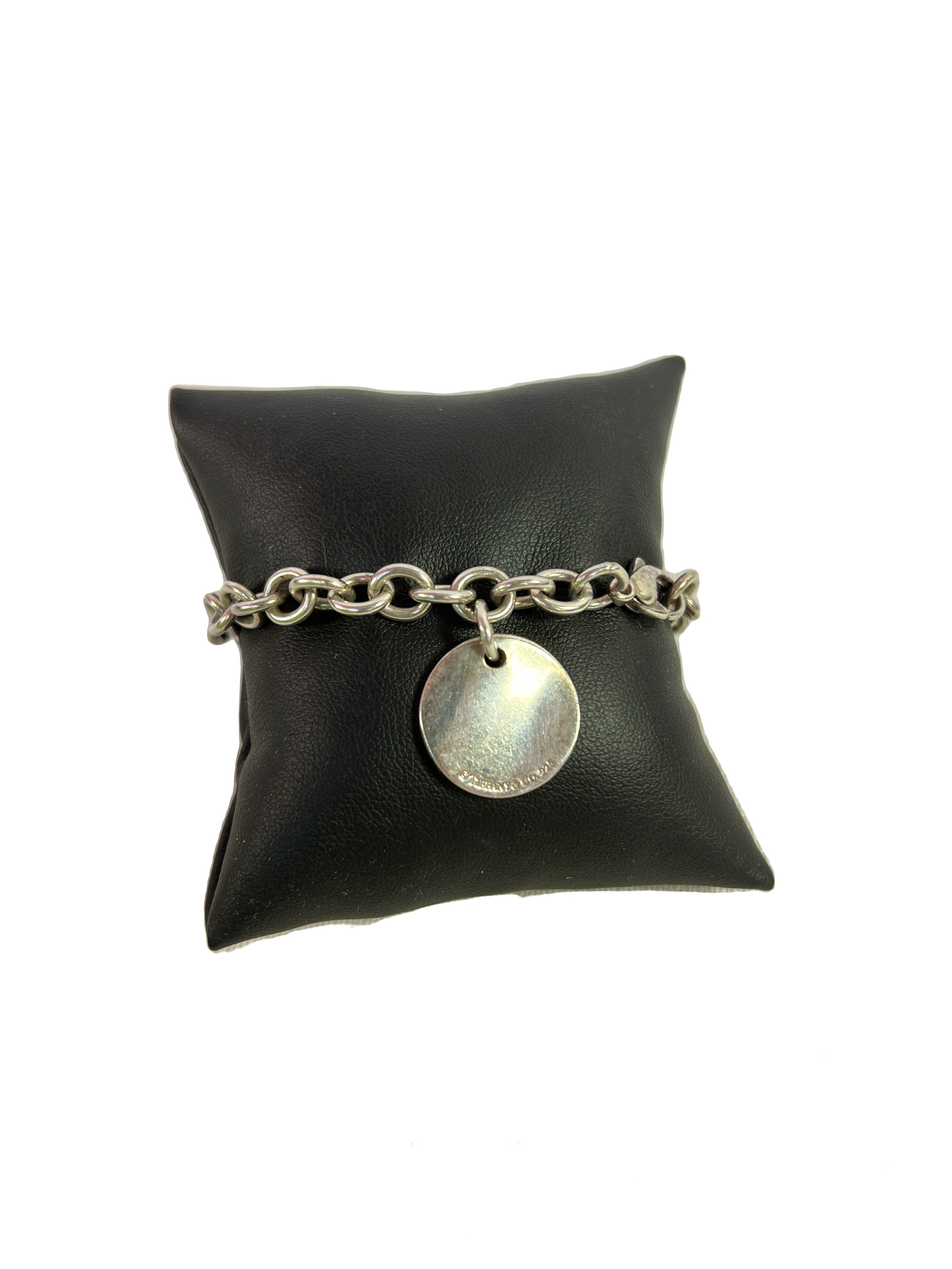 Tiffany & Co notes charm bracelet