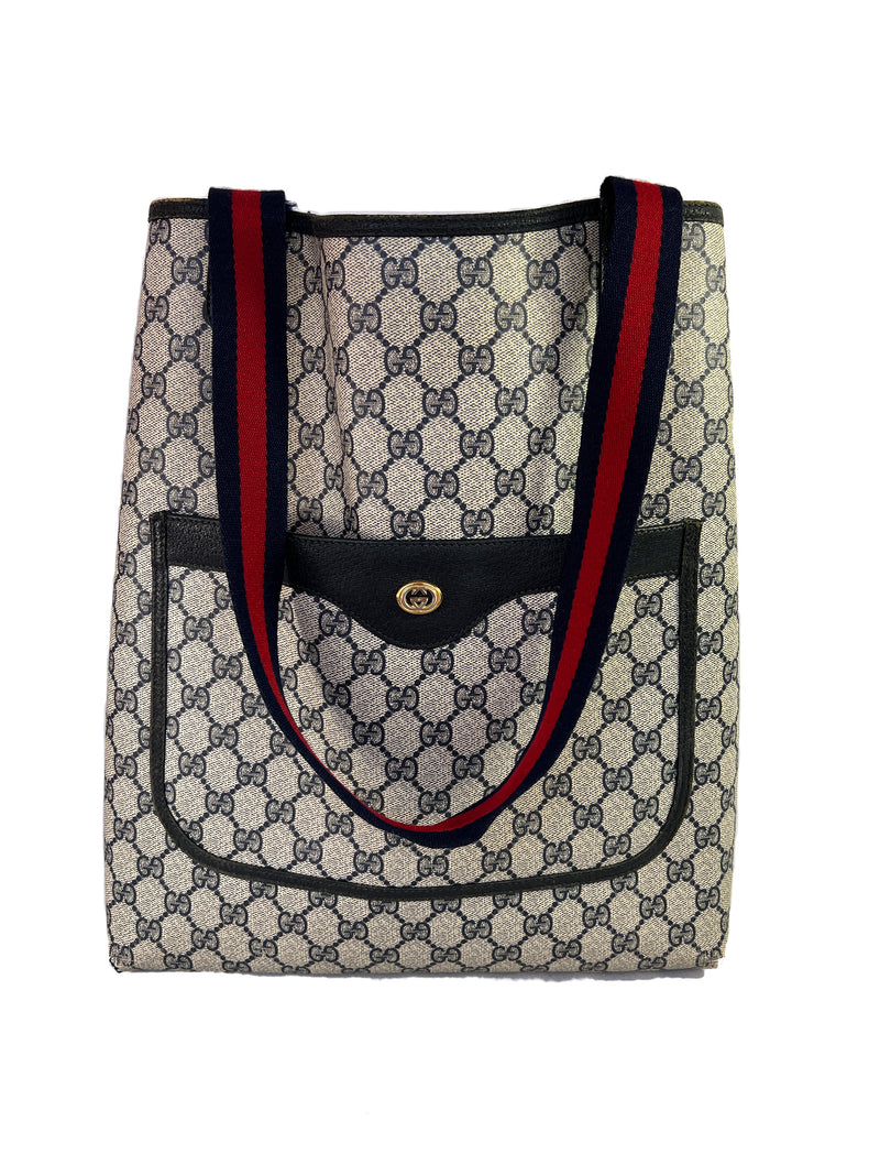 Gucci cream and brown signature satchel – My Girlfriend's Wardrobe LLC