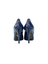 Prada navy patent leather pointed pumps size 37.5