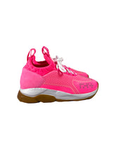 Versace neon pink chain reaction oversized sneakers size 38 NEW