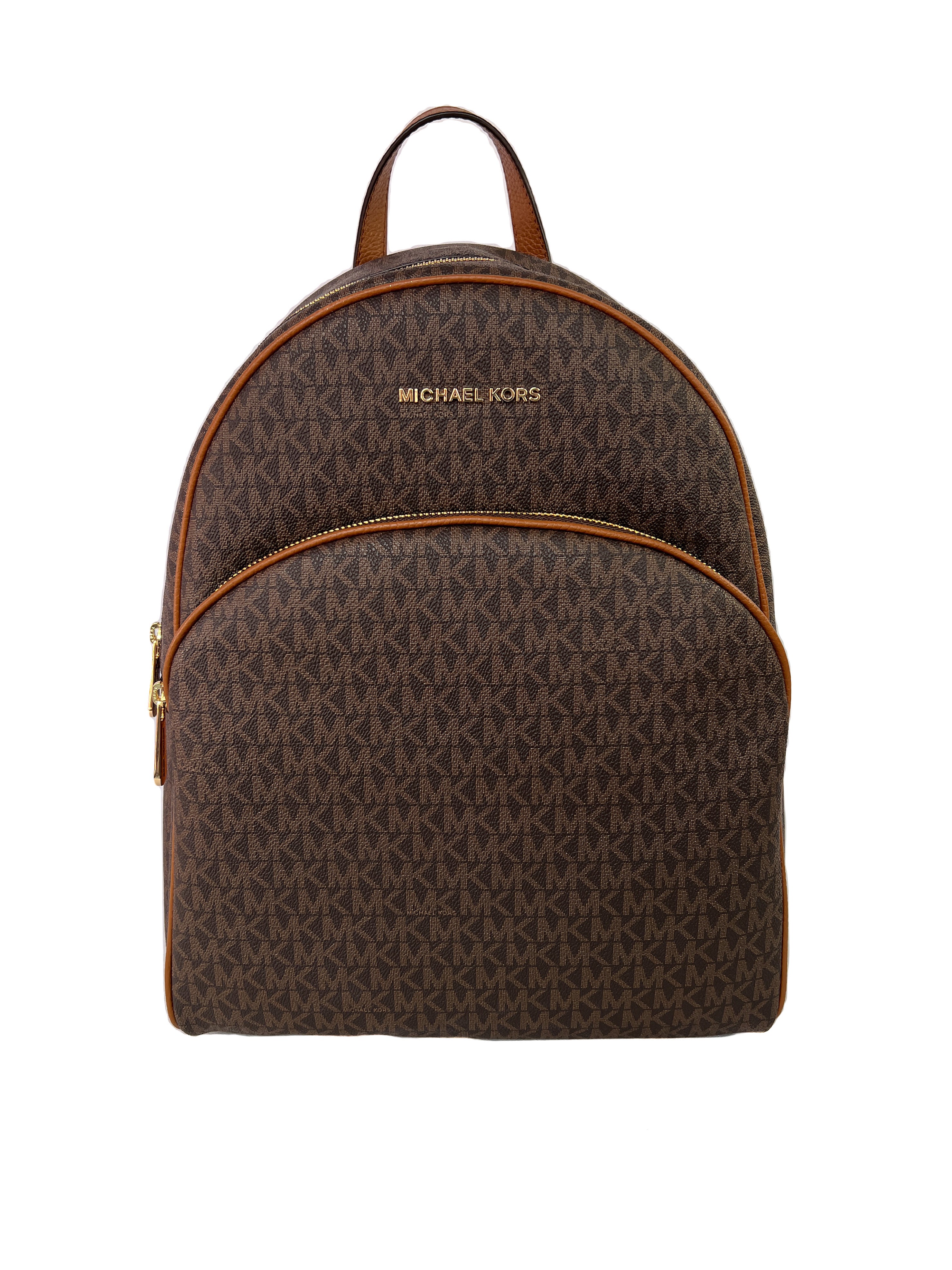 Michael Kors brown signature Abbey backpack NWT