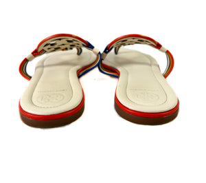 Tory Burch rainbow leather Miller sandals size 9