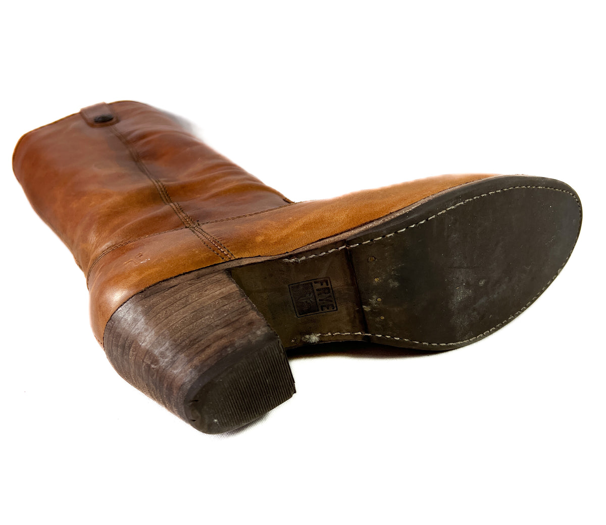 Frye brown Jackie button boots size 8.5