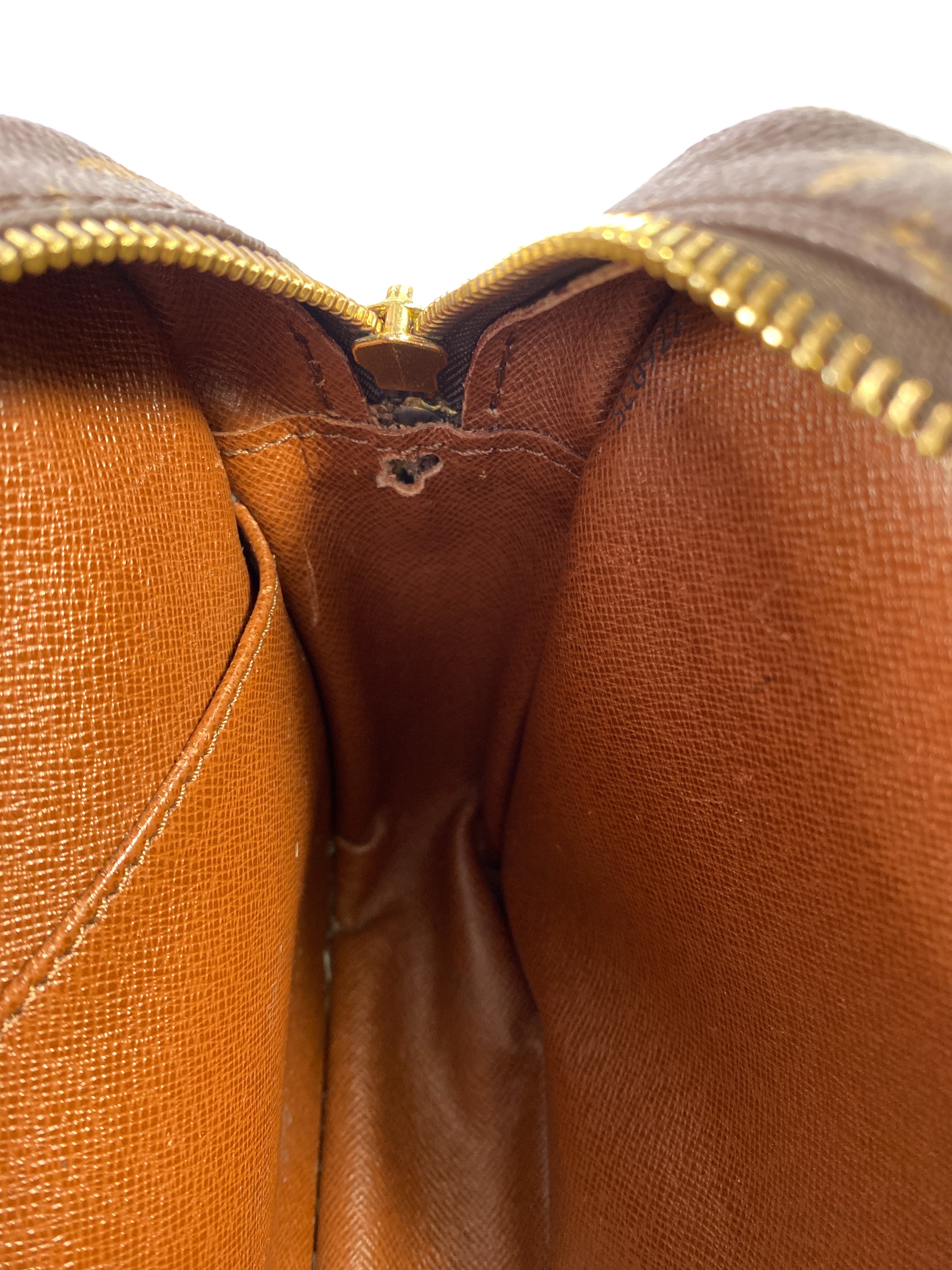 Louis Vuitton 1992 vintage customized Compiegne 28 with vintage LV strap