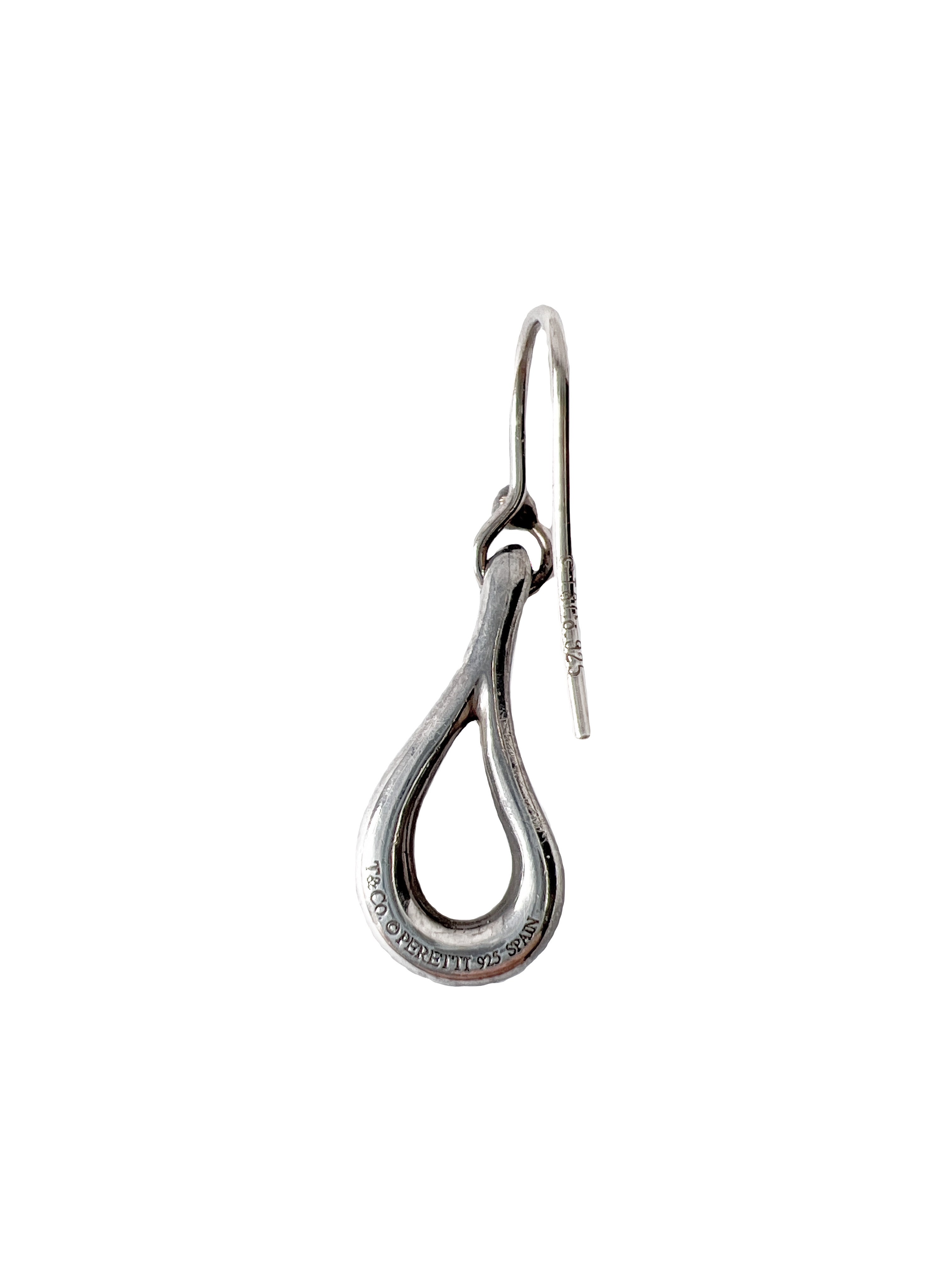 Tiffany & Co Elsa Peretti open tear drop dangle earrings
