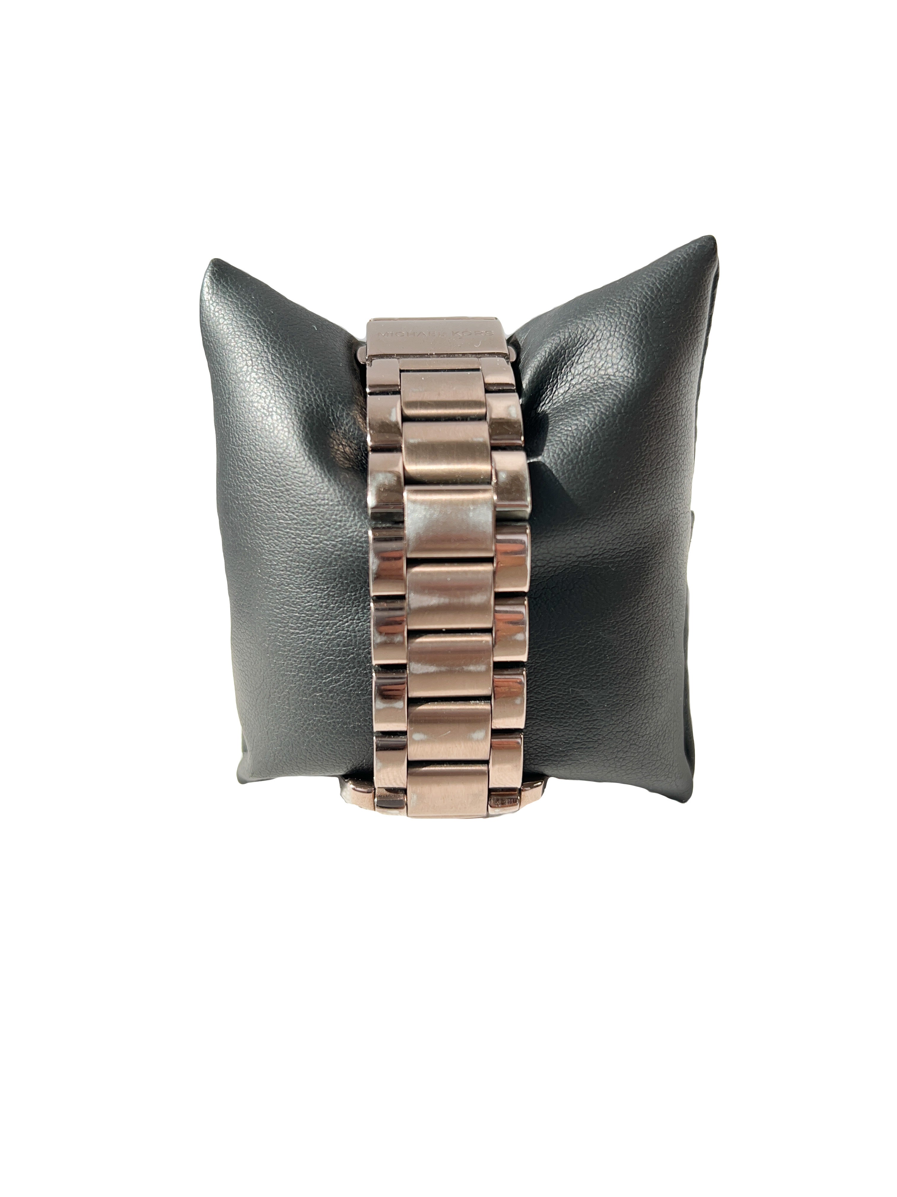 Michael Kors bronze metallic watch - My Girlfriend's Wardrobe LLC