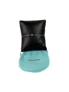 Tiffany & Co color by the yard 7" aquamarine bracelet
