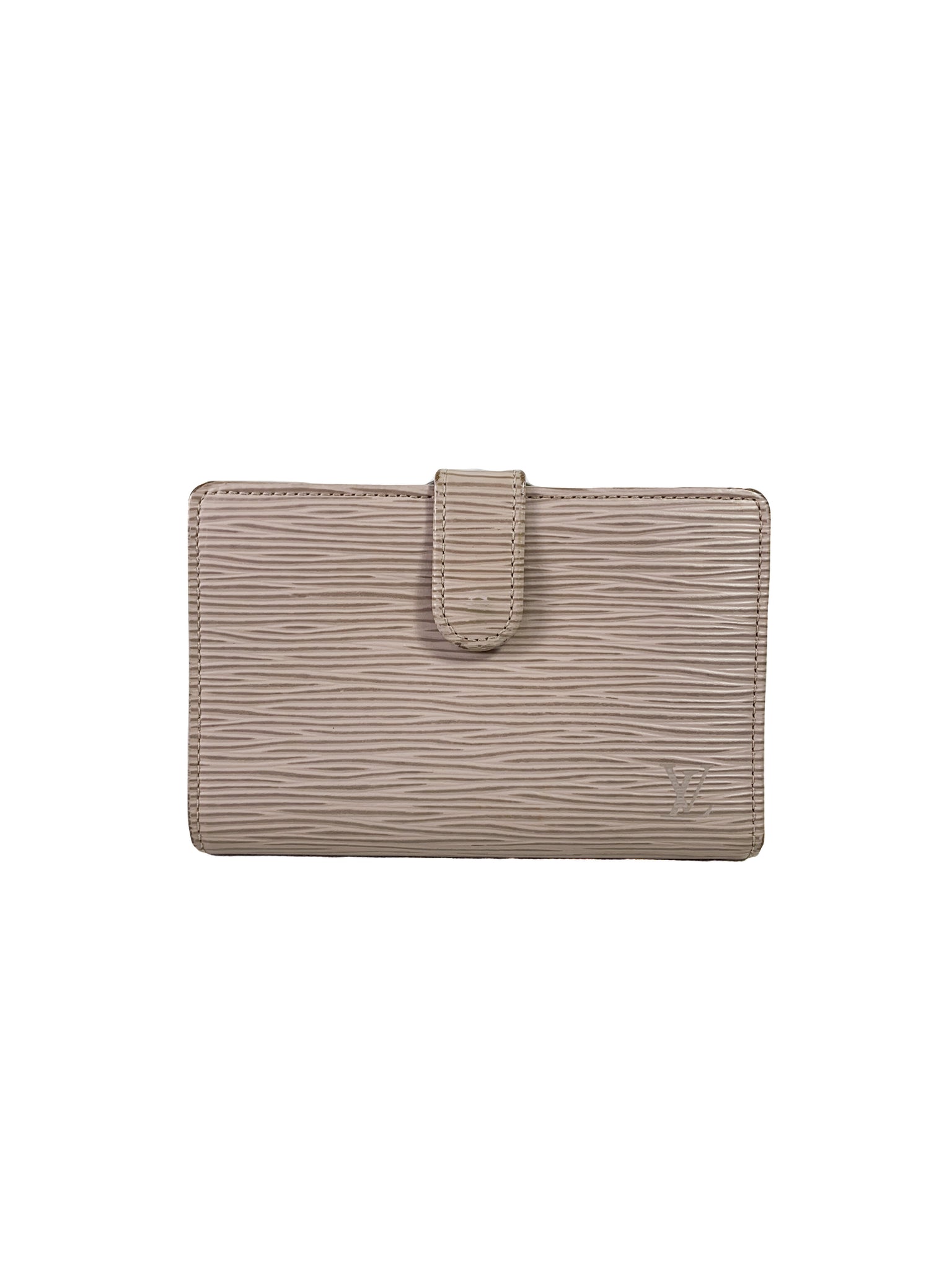 Louis Vuitton Epi leather Elastique wallet Grey/Lavender