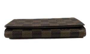 Louis Vuitton damier ebene small canvas wallet