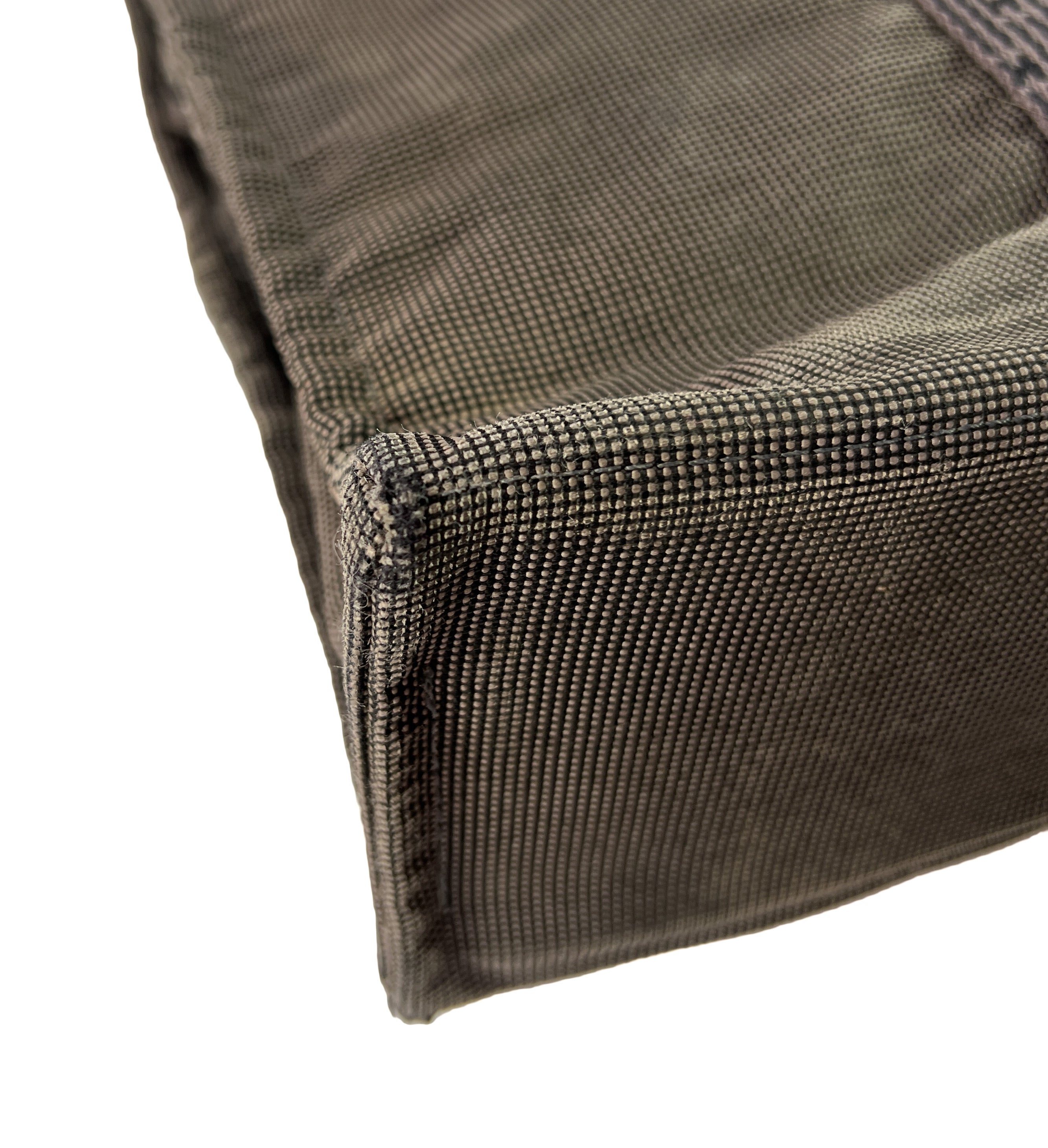 Hermes her line MM gray canvas tote