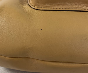 Coach tan leather convertible bag