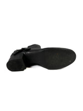 UGG black leather short ankle boots size 10