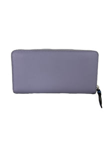 Kate Spade purple and blue colorblock zip around wallet