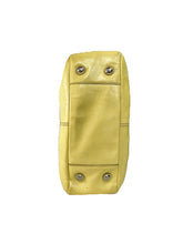 Coach yellow patent leather shoulder bag F13761