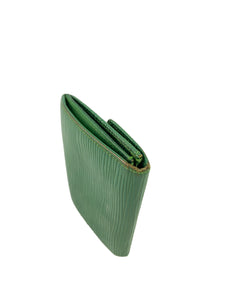 Louis Vuitton vintage epi green porte monnaie simple wallet