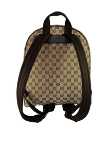 Gucci brown guccissima canvas backpack