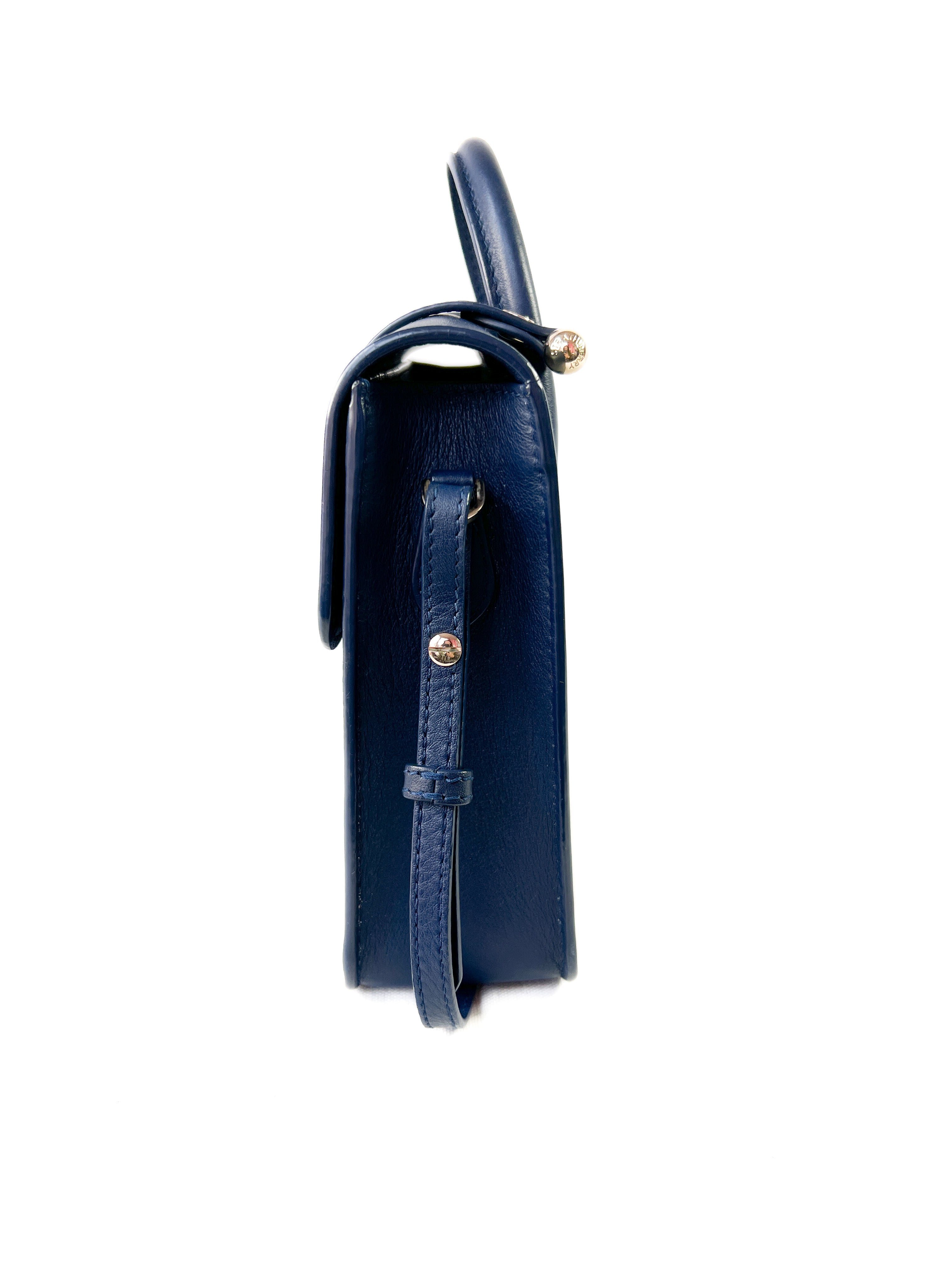 Strathberry navy MC tote