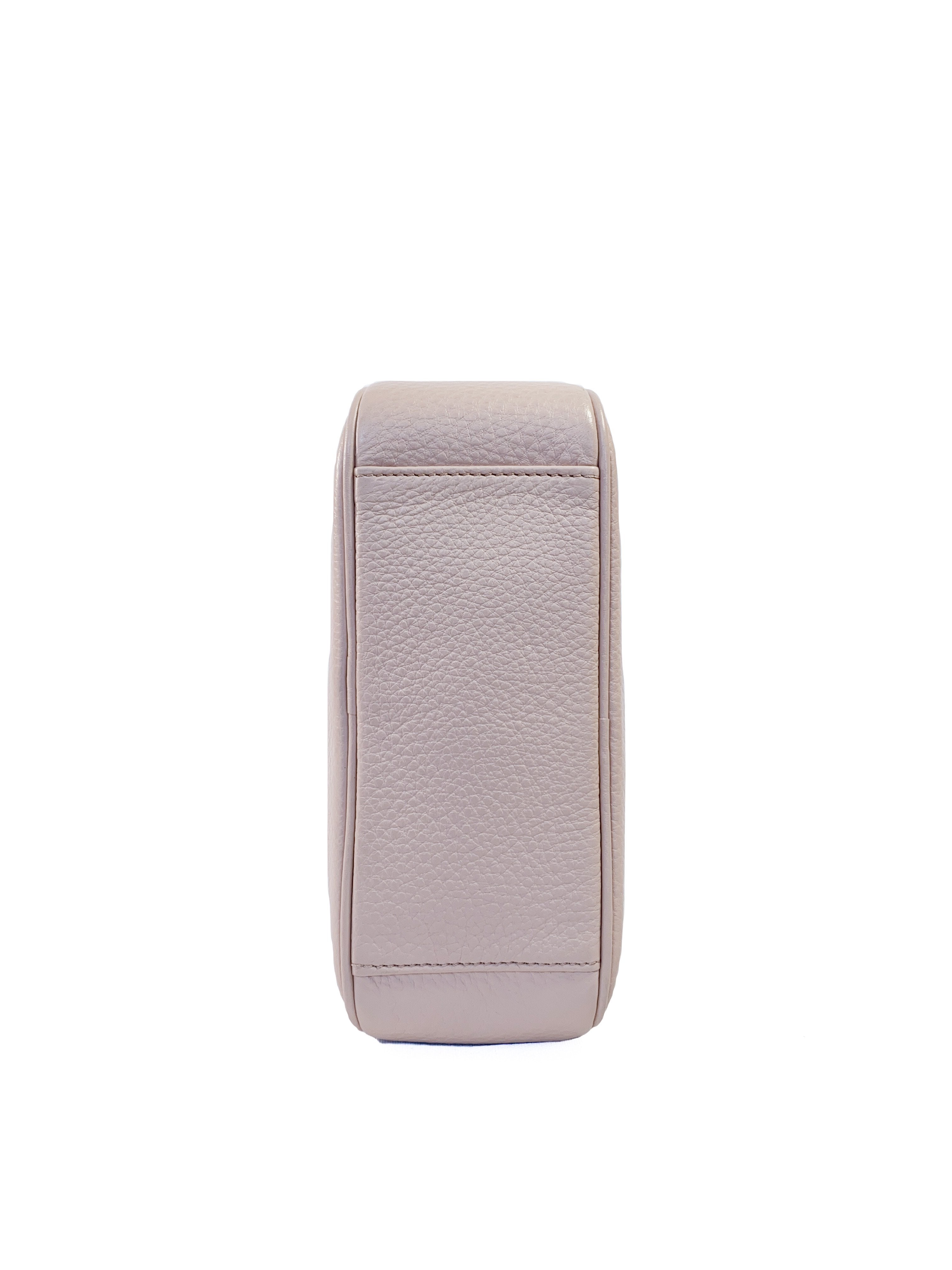 Tory Burch blush pink leather convertible bag