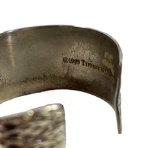 Tiffany & Co sterling silver scale cuff bracelet