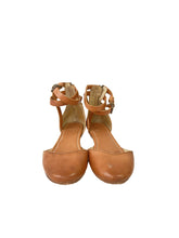 Frye brown leather sandal flats size 9