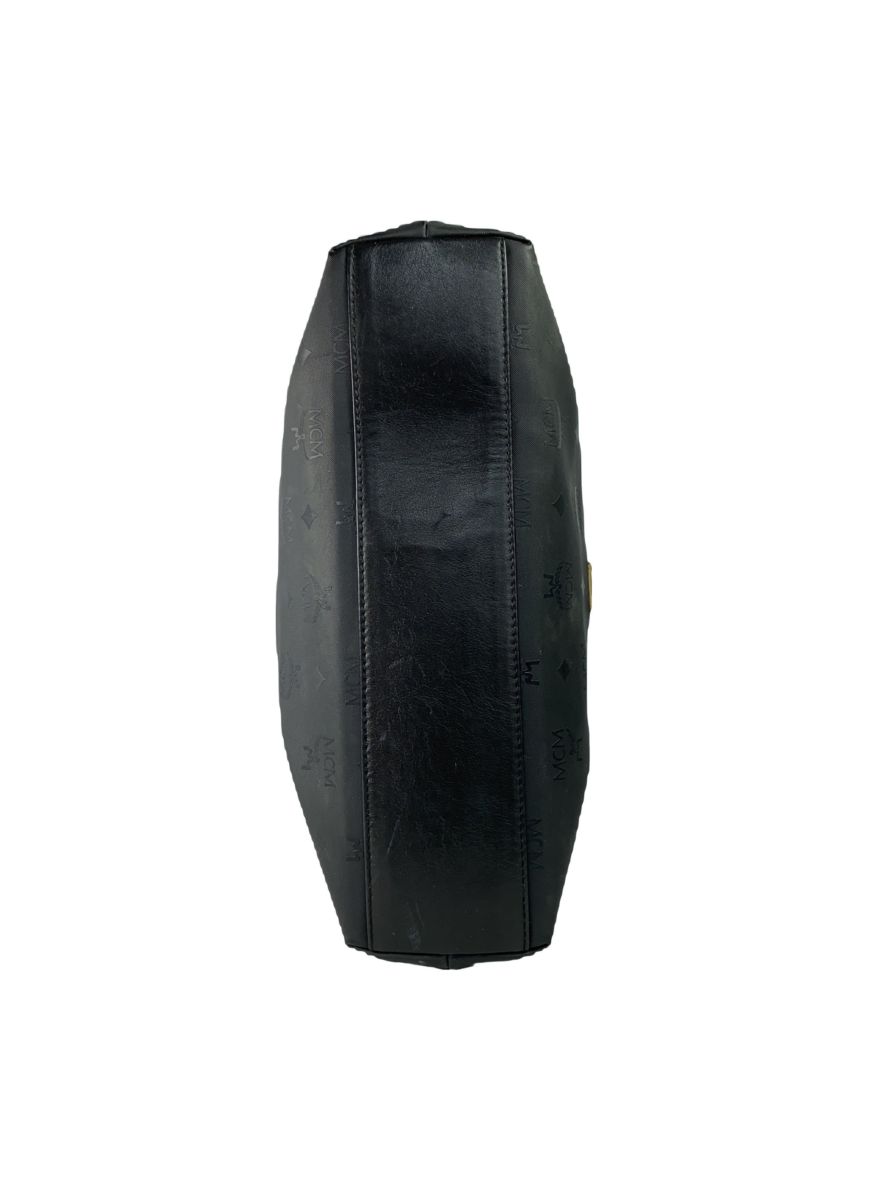 MCM black vintage shoulder bag