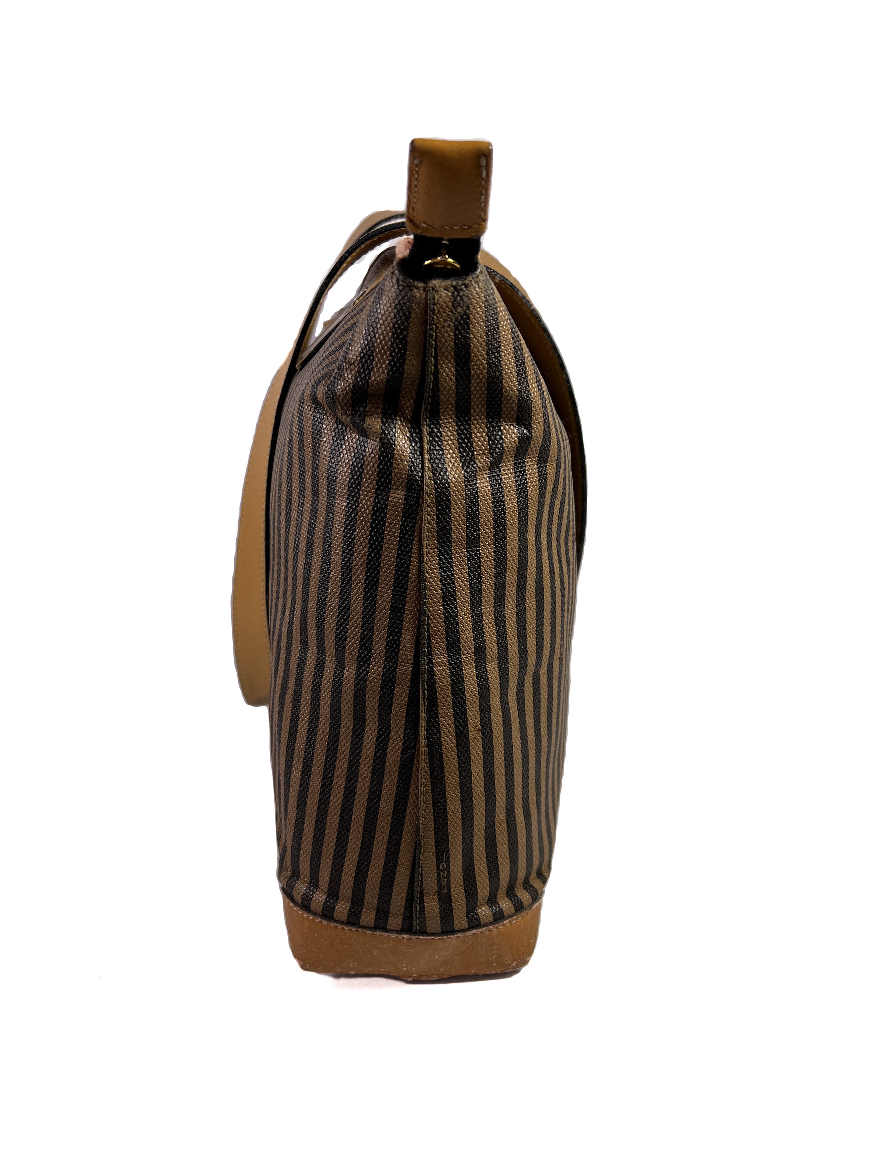 Fendi vintage Penguin striped tote AS IS