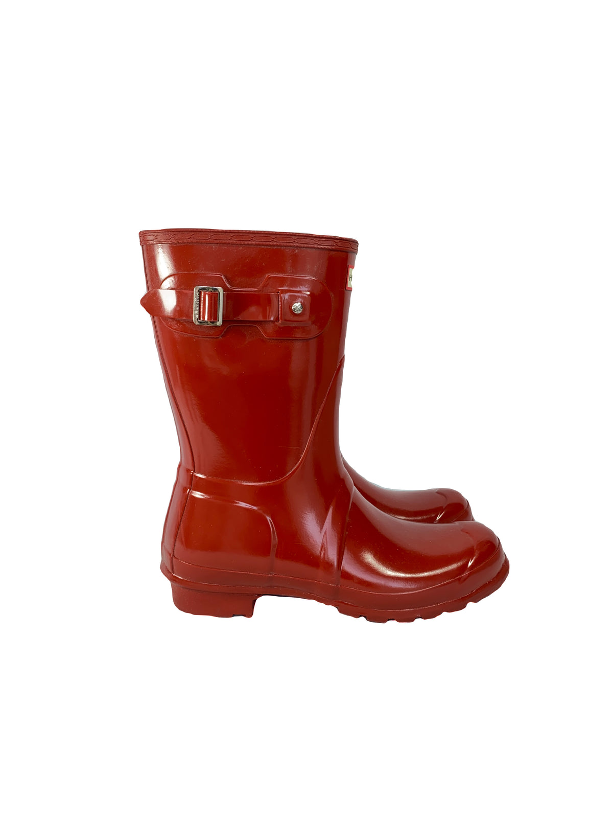 Hunter original short red rain boots size 10 NEW