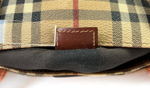 Burberry classic check coated canvas tote