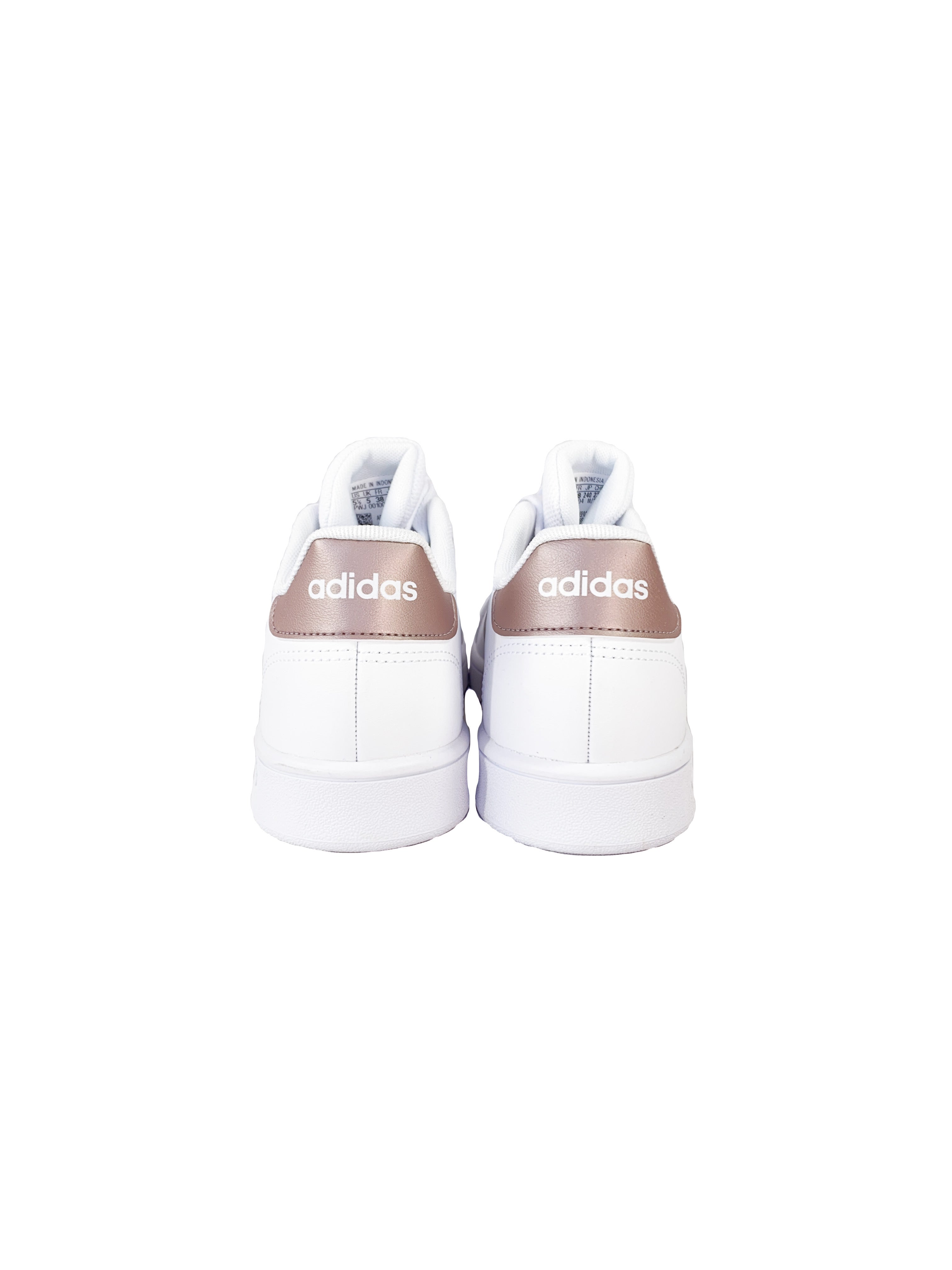 Adidas white and rose gold sneakers size 5.5 NEW