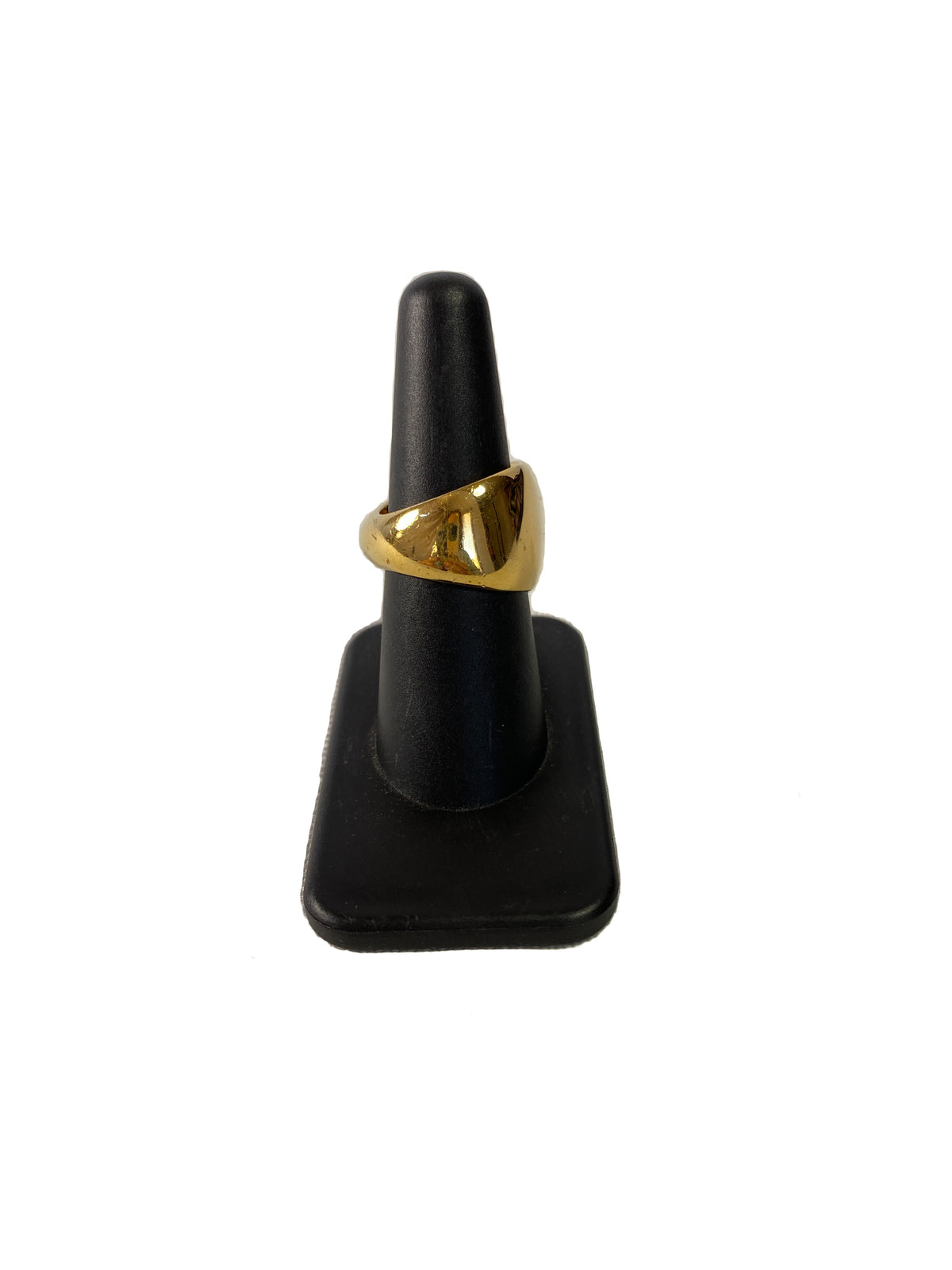 Chloé gold tone Bettina lava stone ring