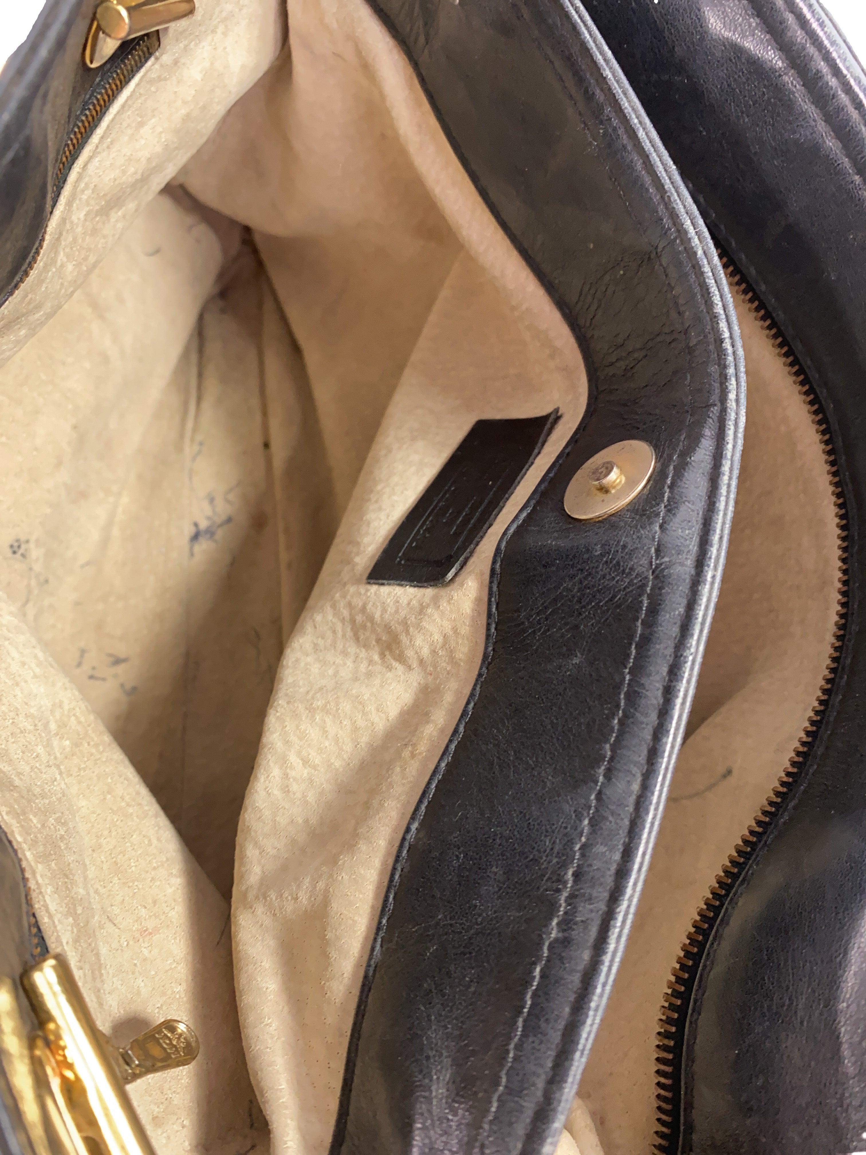 MCM black vintage shoulder bag