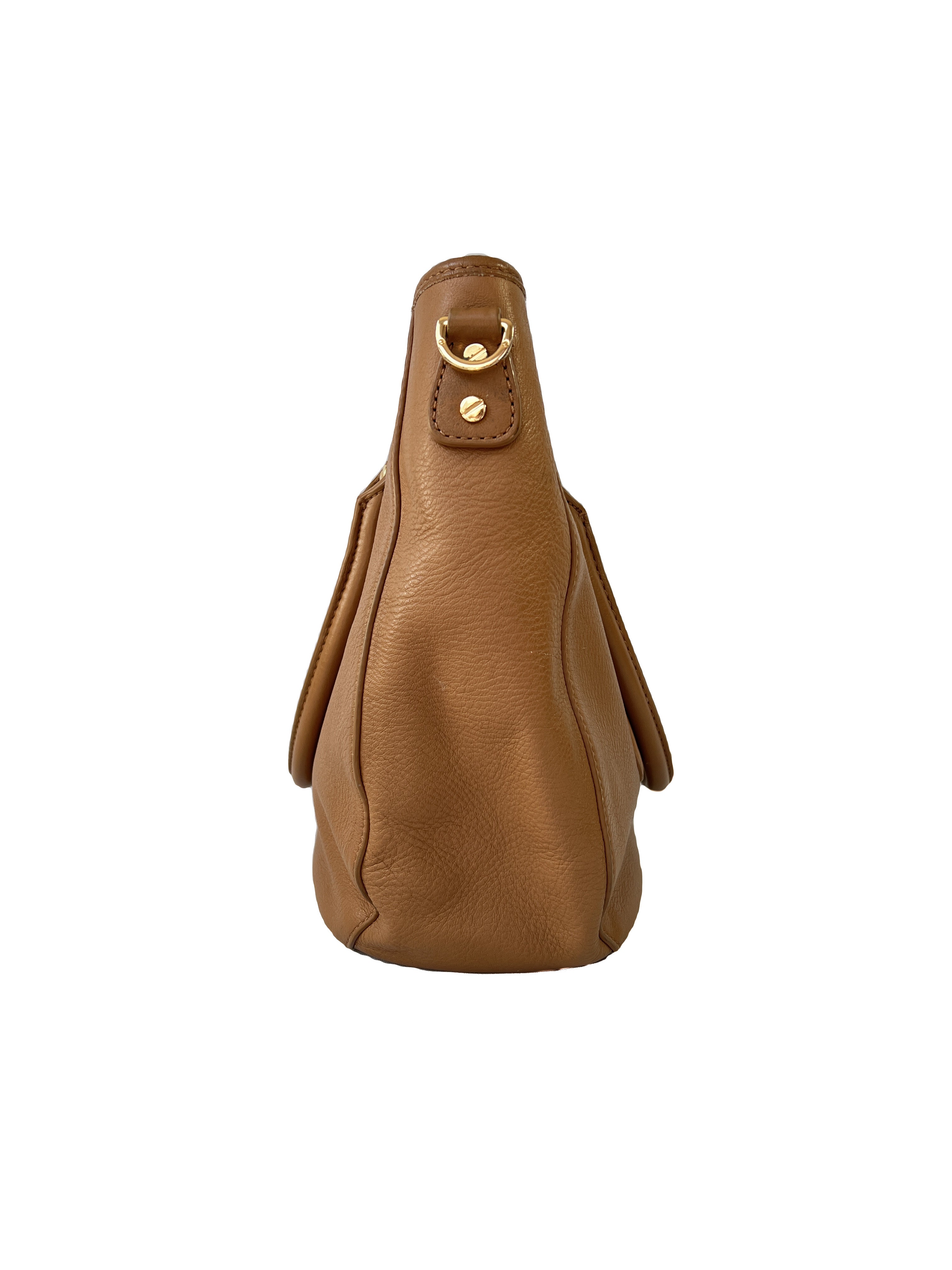 Tory Burch brown leather satchel