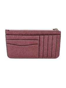 Kate Spade pink glitter slim wallet