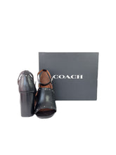 Coach black leather Marnie heels size 8.5 NEW