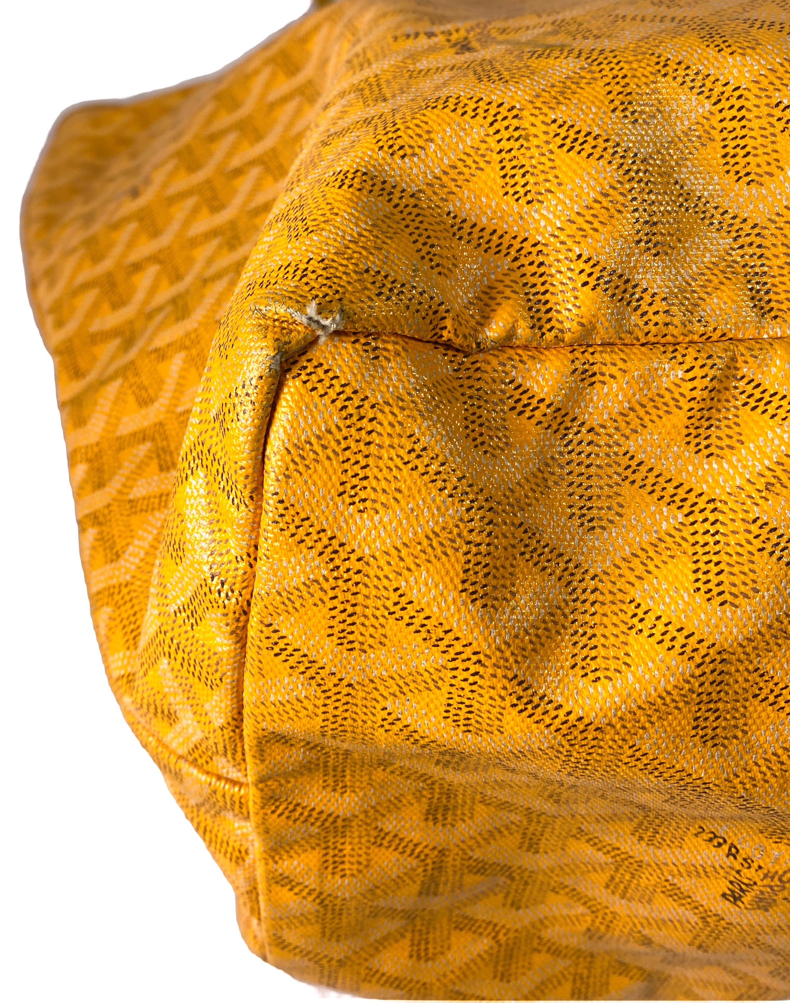 Goyard yellow Saint Louis GM tote