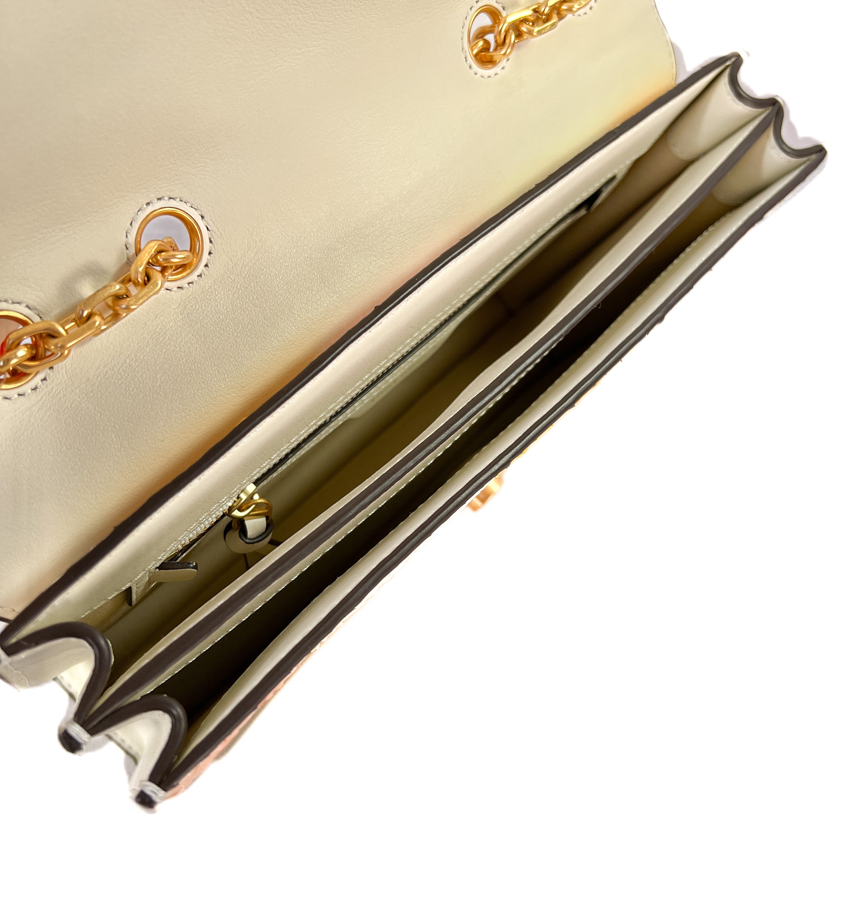 Tory Burch gemini link chain snake shoulder bag