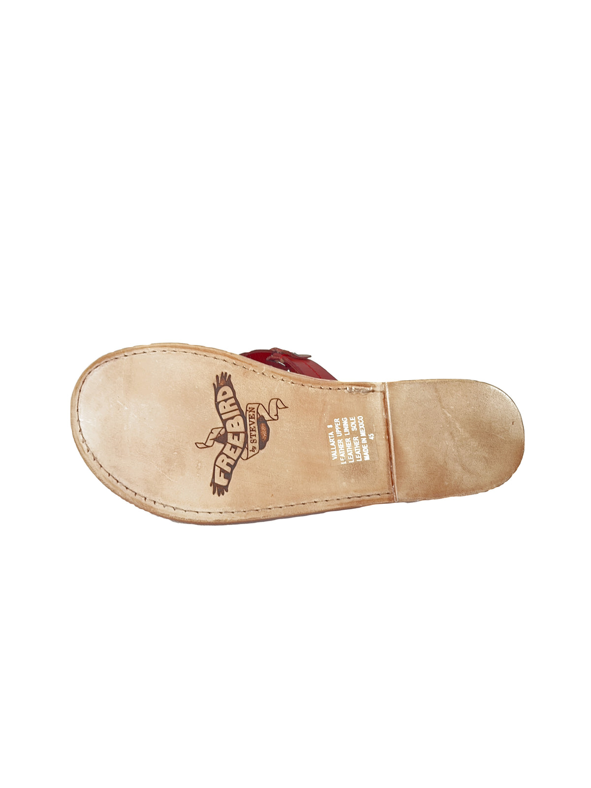Freebird Vallarta red leather flip flops size 8 NEW