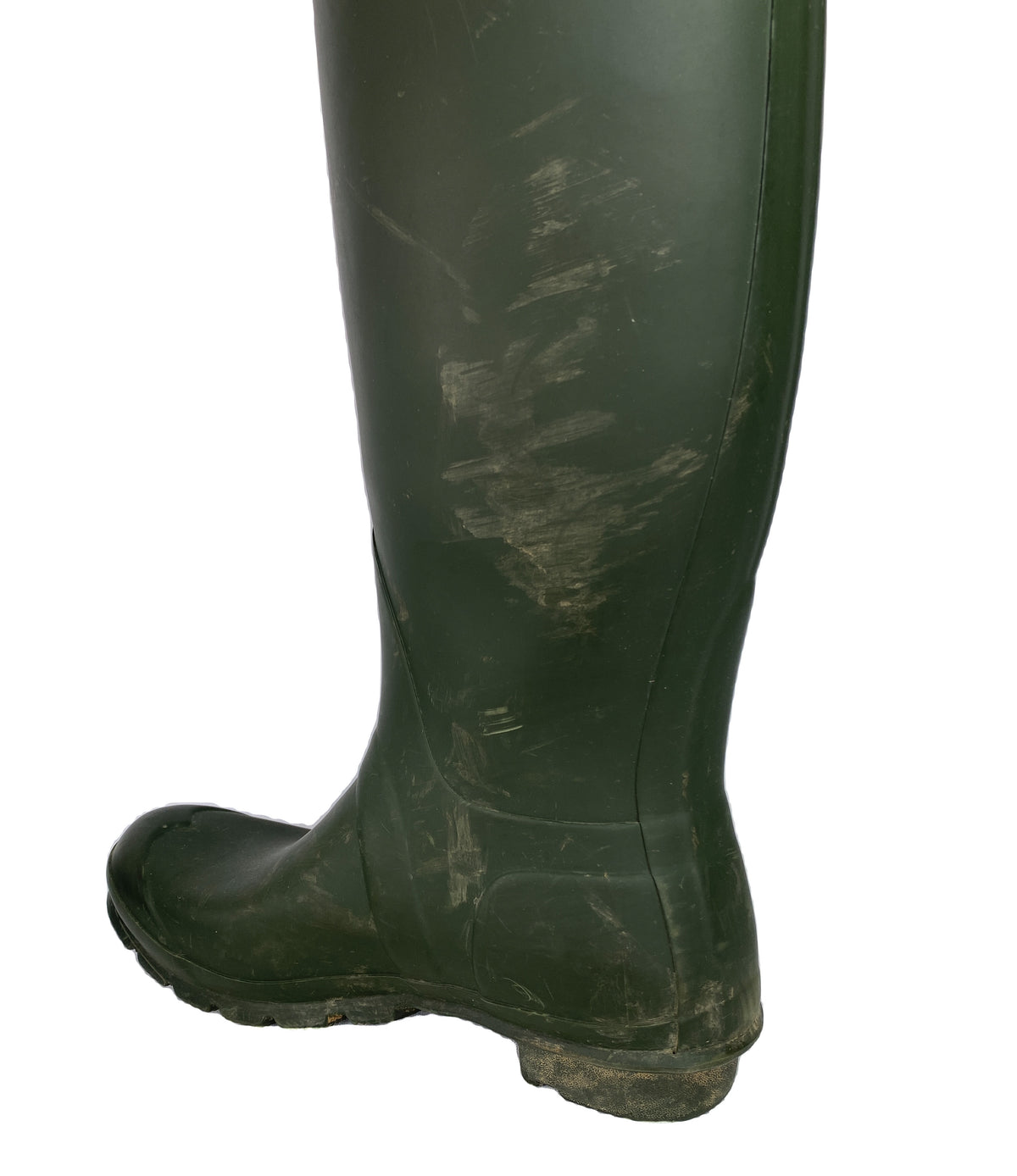 Hunter olive tall classic boots size 8