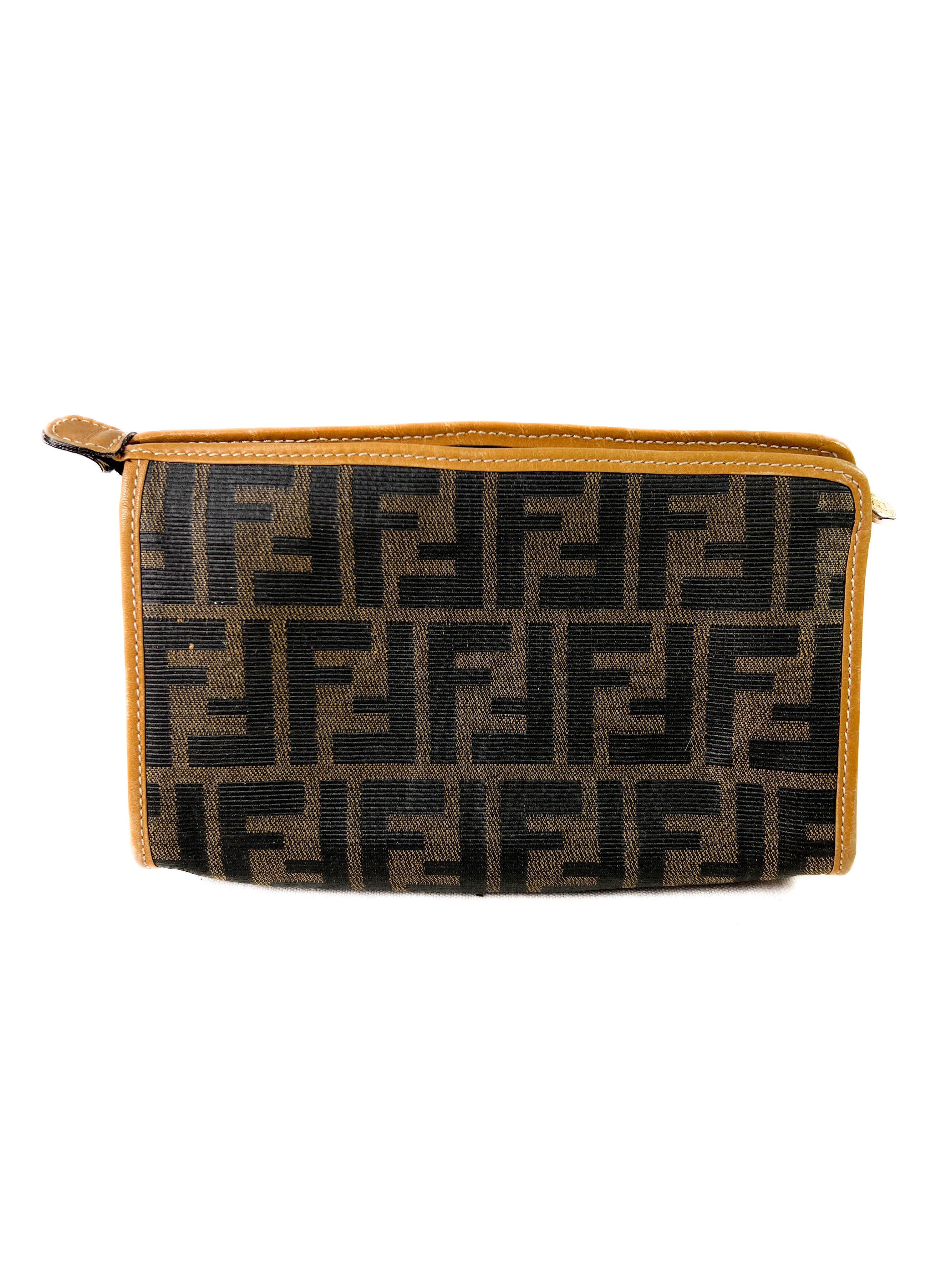 Fendi vintage zip pouch