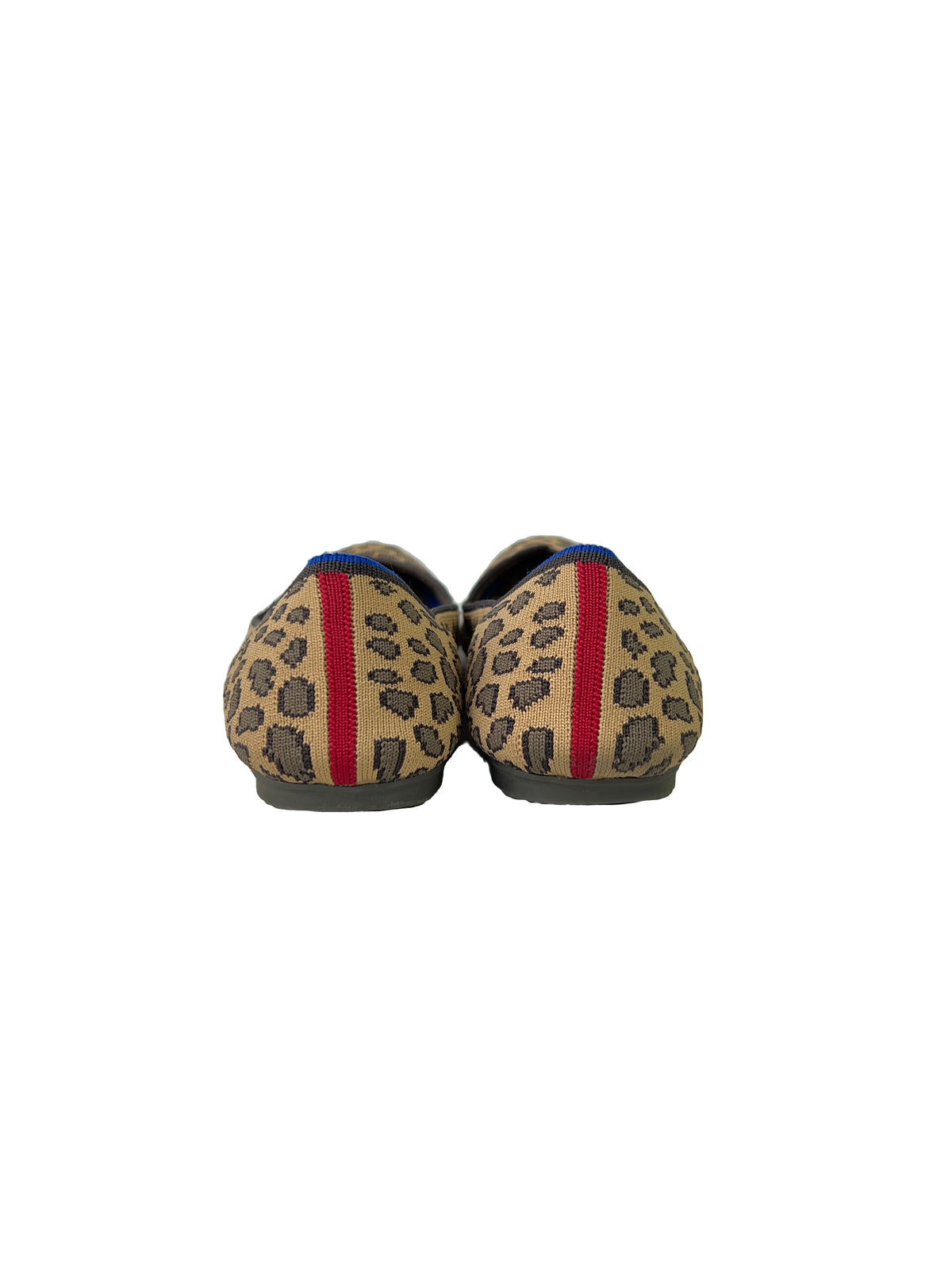 Rothy's leopard print rounded toe flats size 8