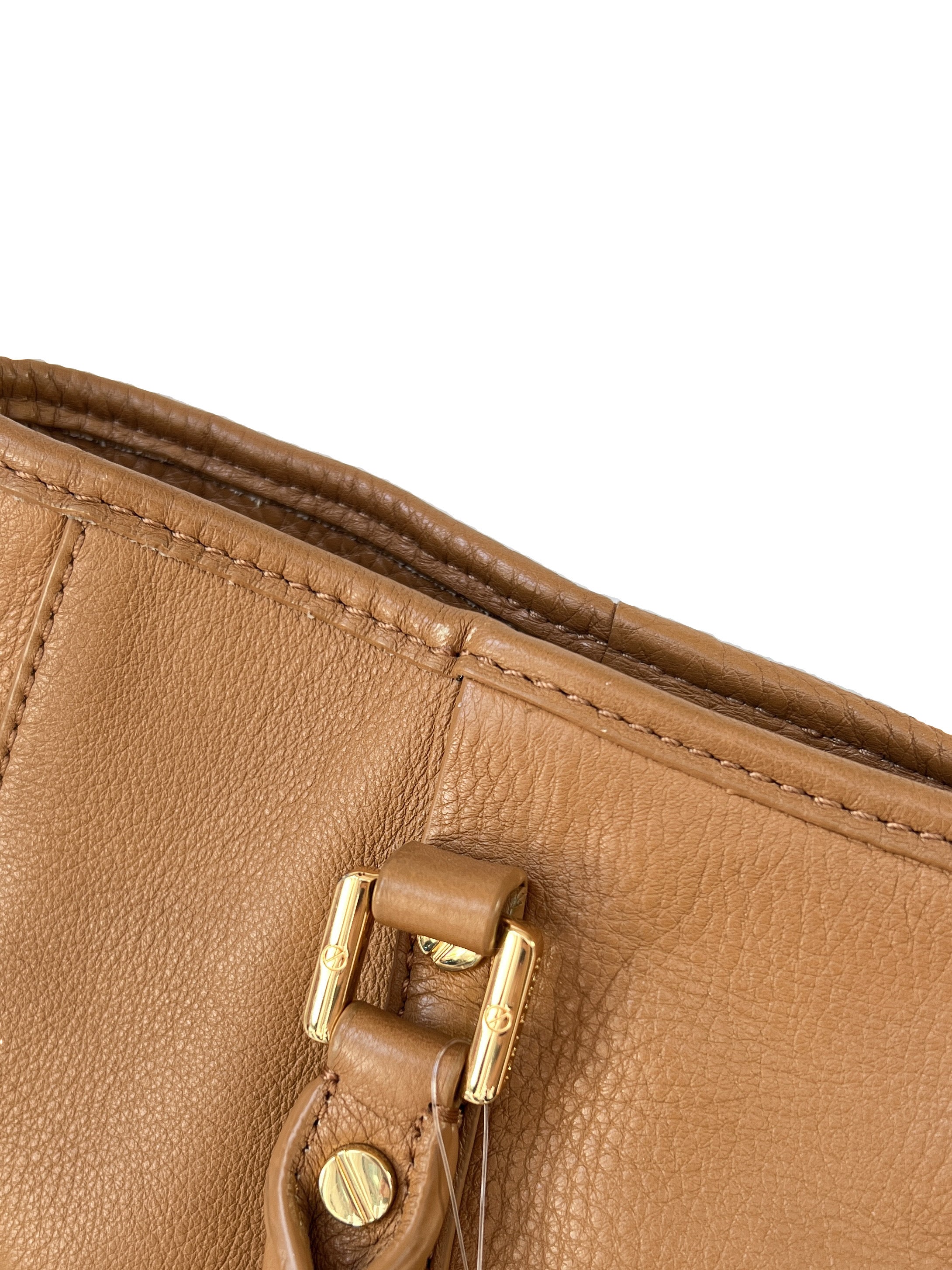 Tory Burch brown leather satchel
