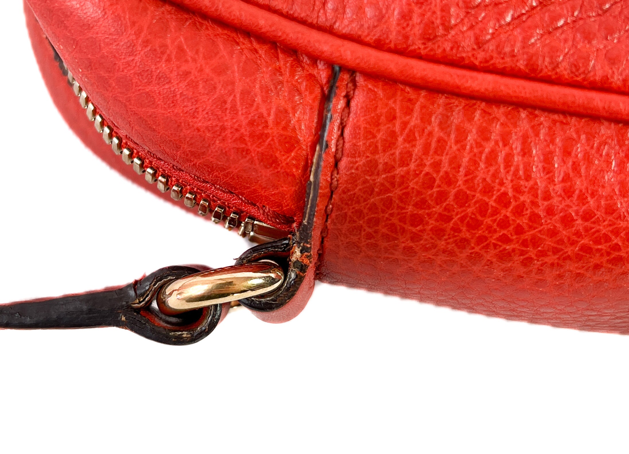 Gucci soho disco orange leather crossbody