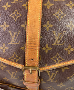 Louis Vuitton vintage Saumur monogram 35