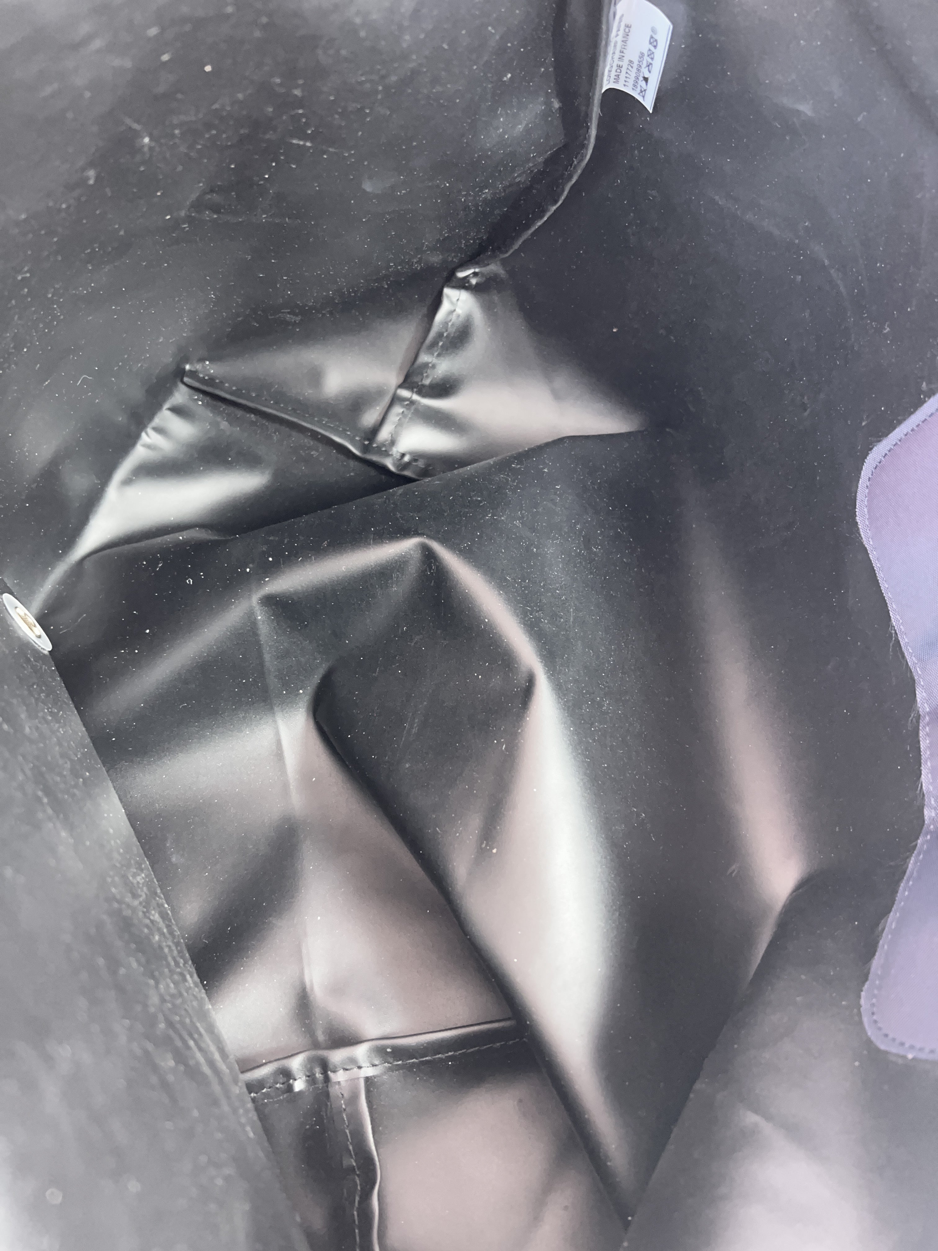 Longchamp navy Le Pliage large nylon tote NEW