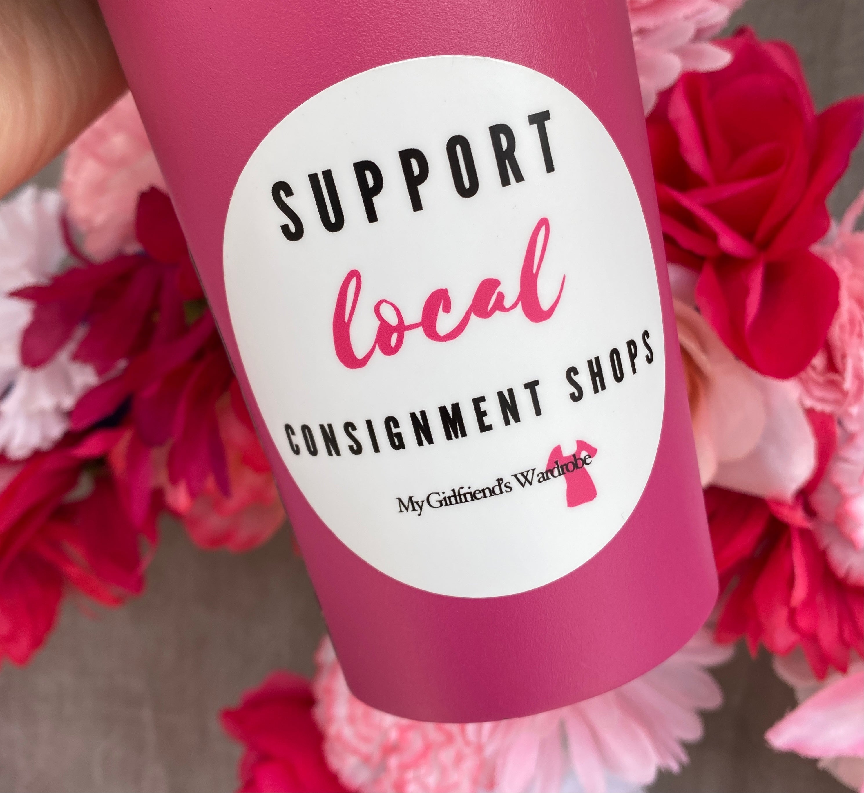 Support local consignment shops sticker
