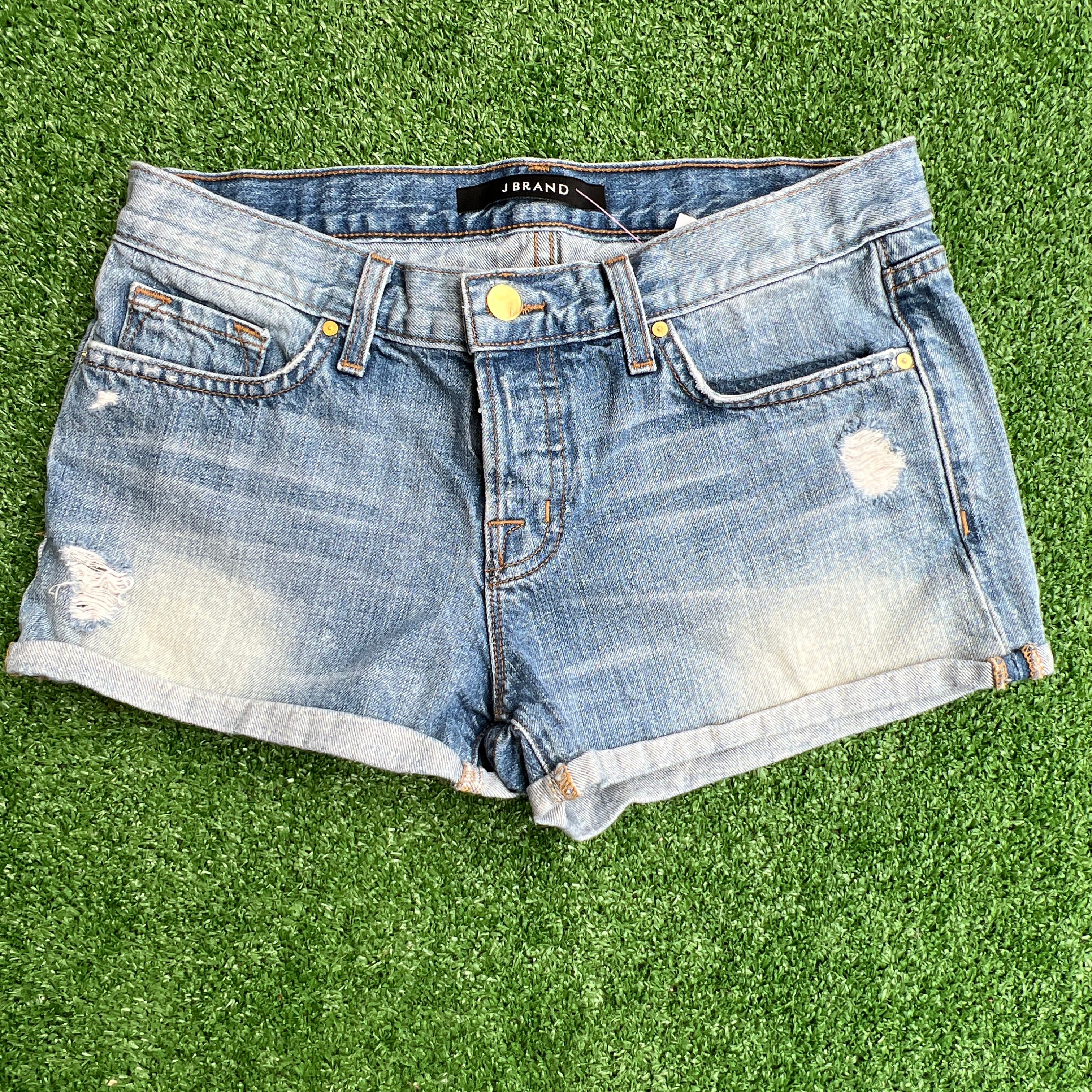 J Brand light wash Patti shorts size 25 (0)