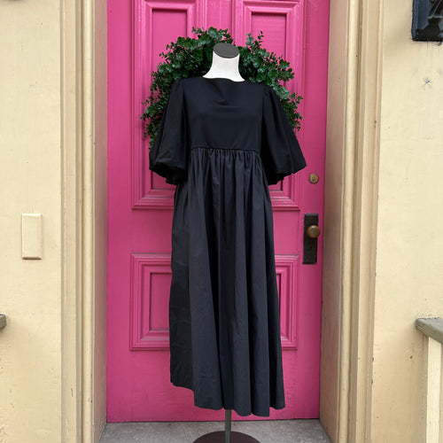 COS black short sleeve dress size M